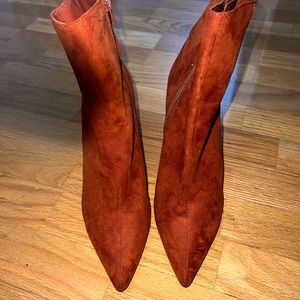 Rust/ Orange booties